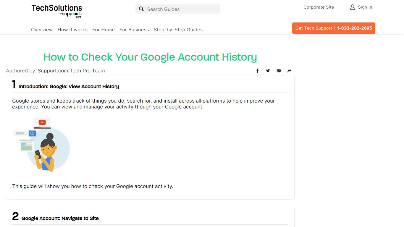 How to Check Your Google Account History - Support.com
